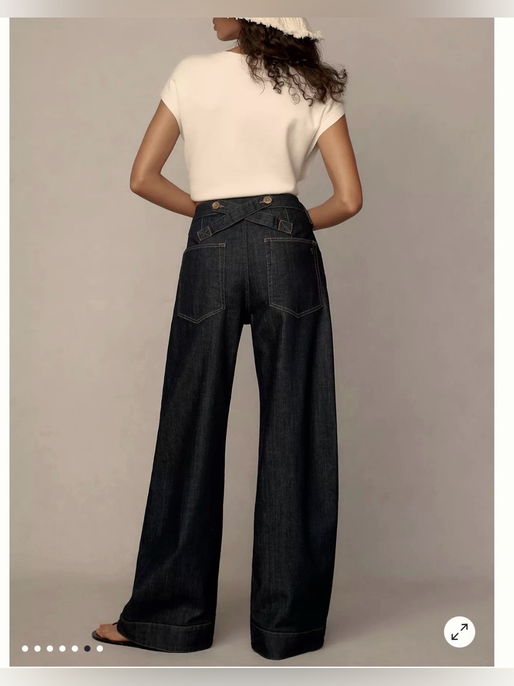 Pilcro Myra Low Rise Puddle Tapered Jeans size 30